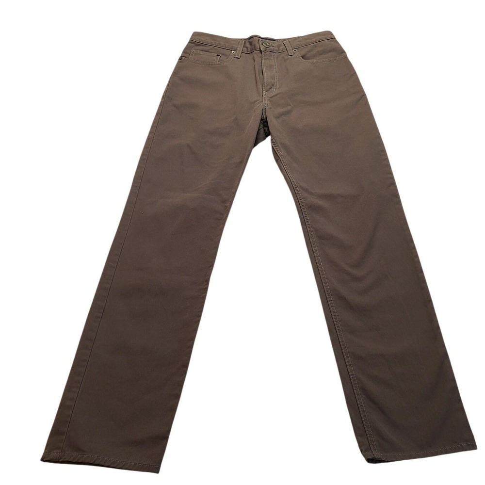 Oggi Oxford Power Jeans Men's 30x31 Gray Taupe Pants Straight Leg Cotton New NWT